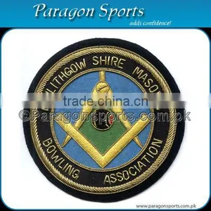 Handmade Bullion Wire & Thread Blazer Badge thumbnail-1