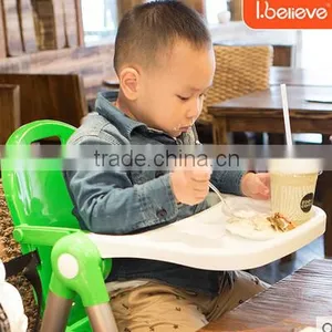 Adjustable Plastic Dining Highchair for Baby thumbnail-4