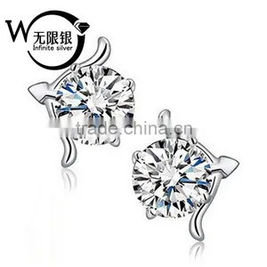 12constellation New Model Stud Earring Silver For Women Popular New Style Earrings thumbnail-2