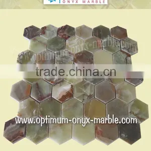 GREEN ONYX MOSAIC TILE - 016 thumbnail-3