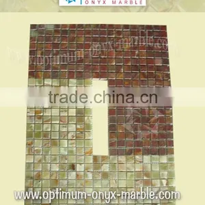 GREEN ONYX MOSAIC TILE - 016 thumbnail-4