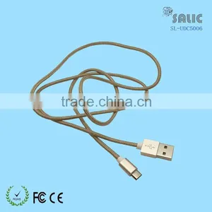 Aluminium Alloy Braided Nylon Braided Protected Cable for Micro Usb thumbnail-4
