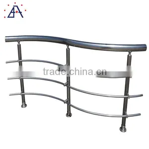 8ft.x36 In. Silver Anodized Aluminum Railing System thumbnail-3