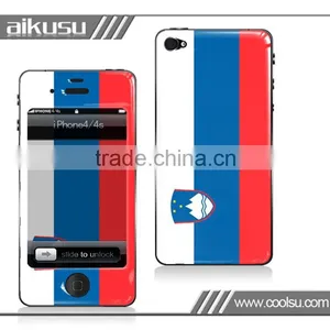 Soft Popular 3M Adhesive Silicone Epoxy Gel Skin Pouch Full Print 2015 3d Skin Case Cover for Iphone4 5s thumbnail-1