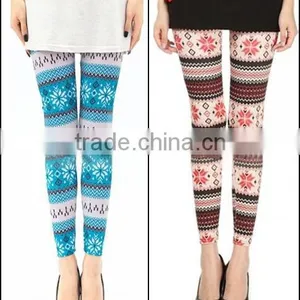 Fall Trendy Geometric Digital Print Yoga Galaxy Sport Leggings thumbnail-1