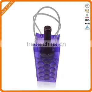 Customized Branding Plastic Wine Bottle Tote Bag thumbnail-1
