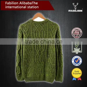 The European and American Style Fashion Blended for Round Collar Sweater thumbnail-2