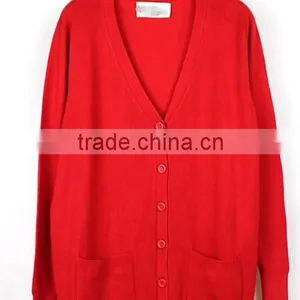 New Womens Cardigan V Neck Loose Long Sleeve Knit Sweater Coat Long thumbnail-3