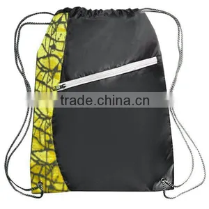Basic Sackpack Cinch Drawstring Gym Sack Bag thumbnail-5