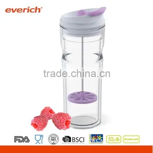 16oz Double Wall Tritan Tumbler With Filp Lid and Coffee Press thumbnail-1