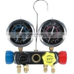 4-valve Diapgragm Manifolds With Sightglass & 1/4 Sae Fittings thumbnail-1