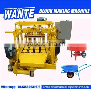 Bottom Price QT40-3 Small Multifunctional Moving Egg Laying Block Brick Making Machine thumbnail-1