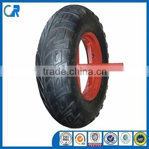 Cheap Inflatable Pneumatic 400-8 Air Rubber Wheel for Wheelbarrow thumbnail-1