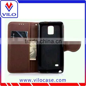 New Arriving Folio Leather Case With Card Slots for Samsung Galaxy S6 thumbnail-3