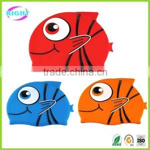 2016 Silicone Children Swim Cap/animal Swimming Caps thumbnail-2