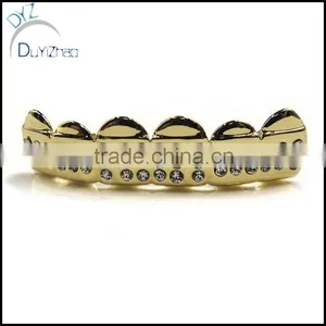 Wholesale Rows Bling Bing Gold Teeth Grillz thumbnail-1
