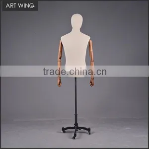 Display Lifelike Half Body Adjustable Male Dummies Mannequin thumbnail-4