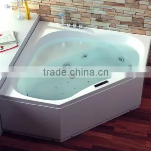 SUNZOOM Triangle Acrylic White Bathtub,triangle Bathtub,sex Massage Spa thumbnail-2