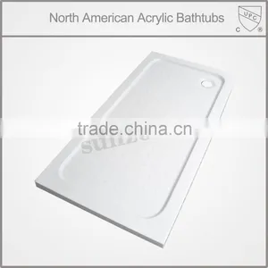 North America and AUS Market UPC/cUPC Certified Acrylic Shower Tray, 800mm Shower Tray, Resin Shower Tray thumbnail-1