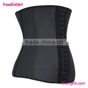 Black 3Hooks Strap Colombian Latex Waist Cincher Quality Choice thumbnail-6