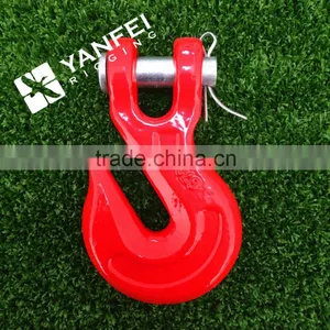G70 Alloy Steel Clevis Hook With Safety Latch thumbnail-2