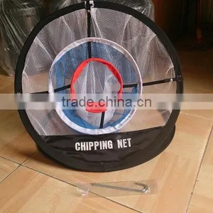 Golf Hitting Net Mouth Chipping Training Equipment Fit Golf Bag Home Pop Up 24in thumbnail-1