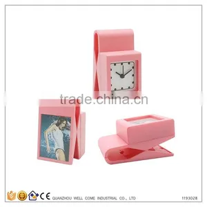 Plastic Clip on Table Mini Alarm Clock thumbnail-1