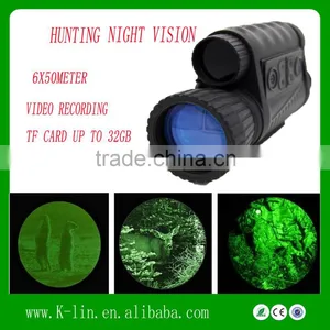 720P Infrared Night Vision IR Monocular Telescope 6X50 Zoom Record DVR Quality Choice thumbnail-2