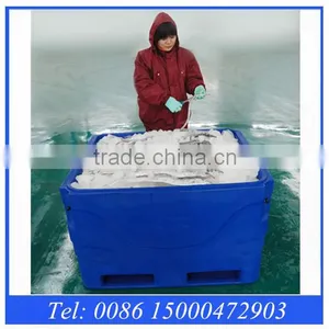Rotomolded Insulation 1000L Capacity Plastic Fish Transport Totes, Plastic Storage Bins Totes thumbnail-4