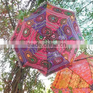 Girl's Stylish Umbrellas Cotton Fabric Sun Umbrellas thumbnail-1