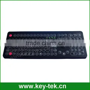 IP68 Chemical Resistance Membrane Keyboard With Trackball Mouse Combo thumbnail-1