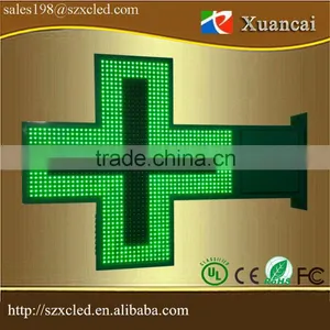 CP16 Outdoor Waterproof Programmable Led Cross Pharmacy Sign With RF Communication Control thumbnail-4