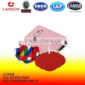 Decorative Pink Tin Case for Gift Stickers thumbnail-1