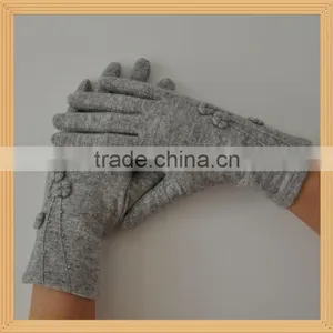 Ladies Fashion Slim-fitting Thin Wool Gloves (custome) thumbnail-1
