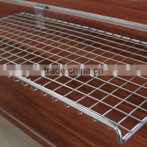 Supermarket Slatwall Wire Mesh Shelves thumbnail-3