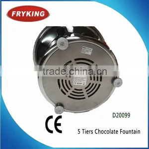 Full Stainless Steel Body 5 Tiers Chocolate Fountain For Party thumbnail-5