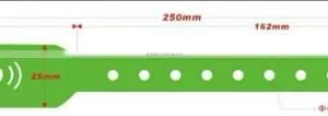 Soft PVC RFID Hospital Wristband thumbnail-1