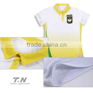 100% Polyester Polo Shirts, Sublimation Printed Polo Shirt, Colorful Polo Shirt Designs thumbnail-1