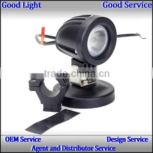IP67 Waterproof 24V/12V 10W LED Work Light for Moor Offroad,ATV,4x4,Truck,Wheelchair,Cartorcycle f thumbnail-4