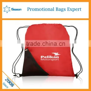 2016 New Design Polyester Drawstring Bag Cord Wholesale Drawstring Backpack thumbnail-6
