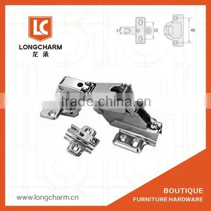 Soft Close Glass Door Hinge Half Overlay Glass Door Concealed Hinge thumbnail-4