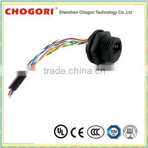Rj45 Panel Mount Waterproof Connector thumbnail-3
