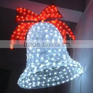 2016 New Products Colorful Lighted Christmas Bells Motif Light for Outdoor Decor thumbnail-5