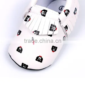 New Arrival Cute High Quality Patten Little Bear Toddler Baby Girls Shoes thumbnail-4