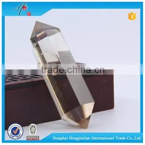 Nature Healing Home Decor Smoky Crystal Column thumbnail-1