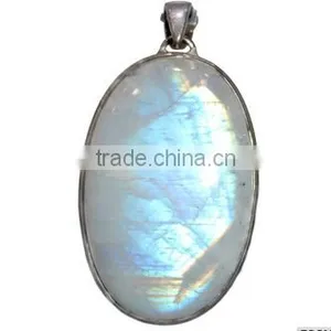 Sterling Silver Oval Pendant thumbnail-1