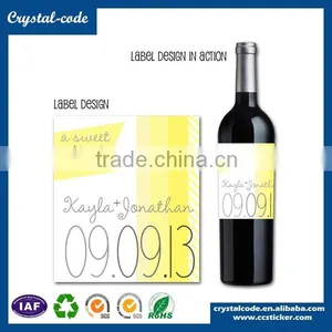 Good Printing New Design Die Cut Wine Label thumbnail-4