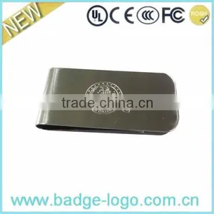 Delicate Stainless Steel Money Clips With Etched LOGO thumbnail-1