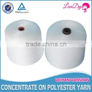12/4 100% Raw White Spun Polyester Yarn thumbnail-3