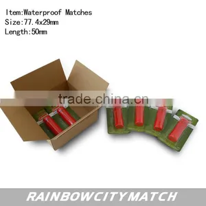 Waterprooof Matches With Tube and Blister Packing From Matches Factory thumbnail-5